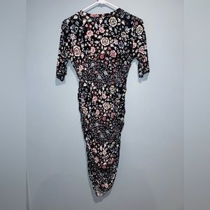 Motherhood Maternity Quarter Sleeve Midi Dress